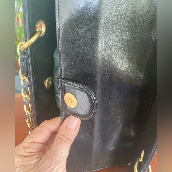 Chanel Vintage Jersey Choco bar tote W/Certificate of Authenticity CHANEL - Picture 9 of 16